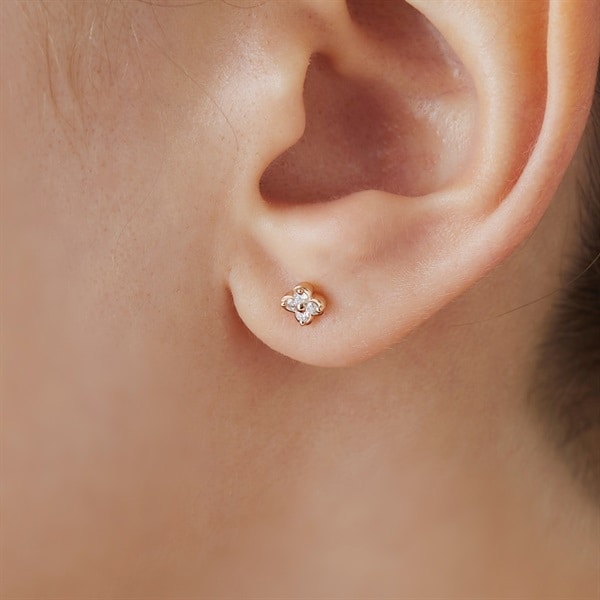 K18ピンクゴールド ピアス | 112331153101 | 【公式】4℃ジュエリー