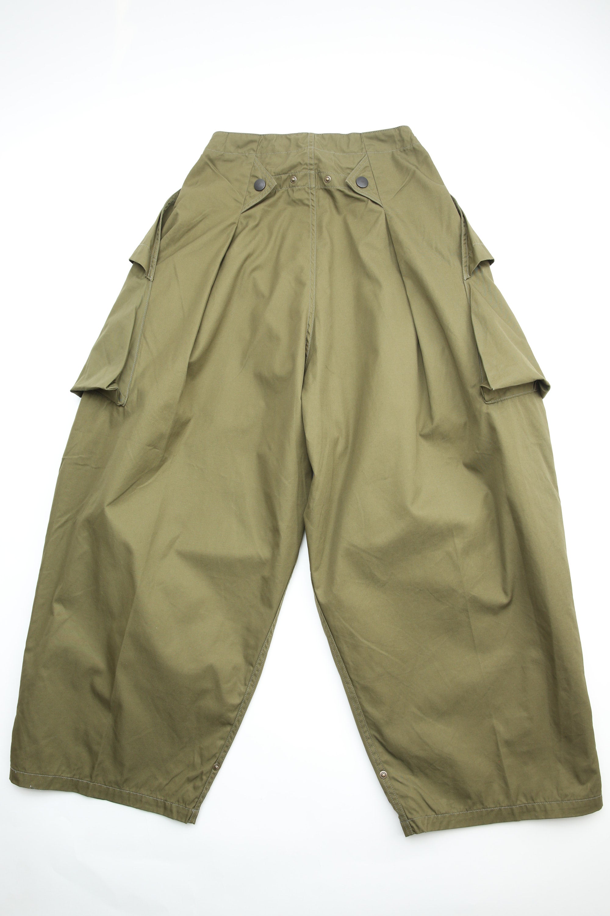 Kapital Combed Gabergine AOZAI Cargo Pants - Khaki – Totem Brand Co.