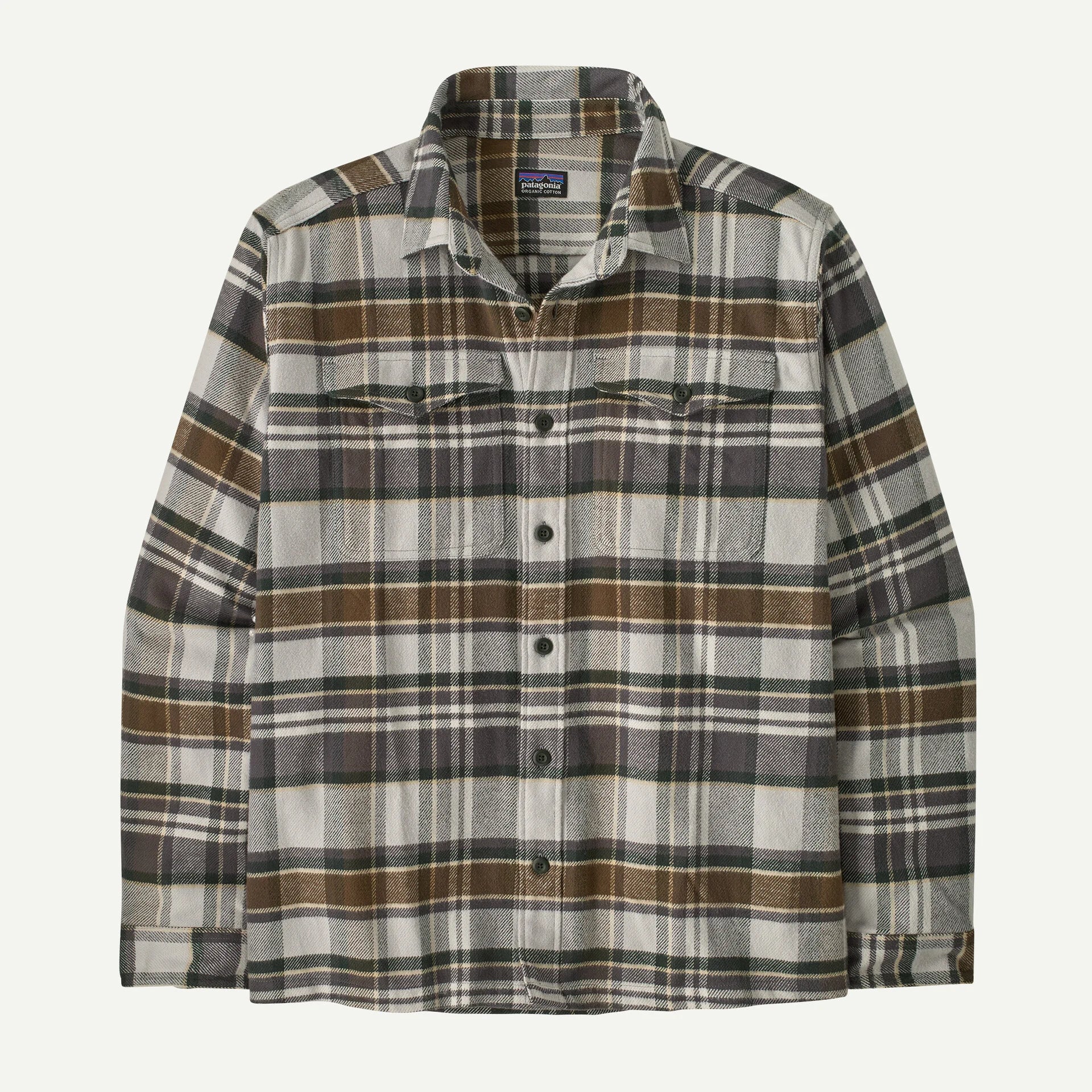 Patagonia Men's Fjord Flannel Shirt - Blizzard: Salt Grey – Totem