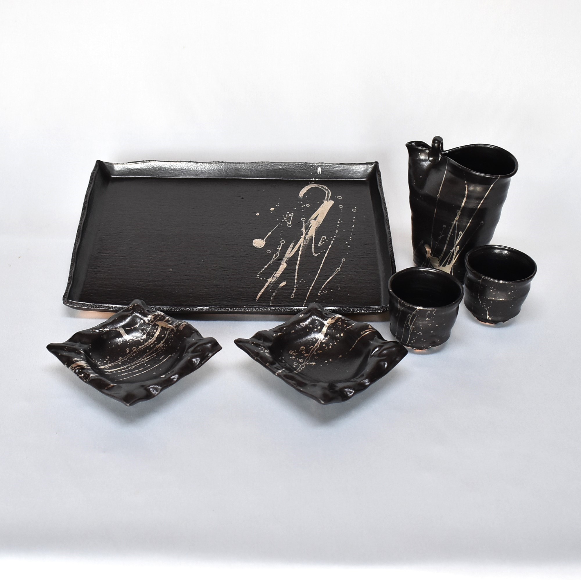 板皿・銘々皿（萩焼）】萩焼窯元陶華山 松尾藻風窯