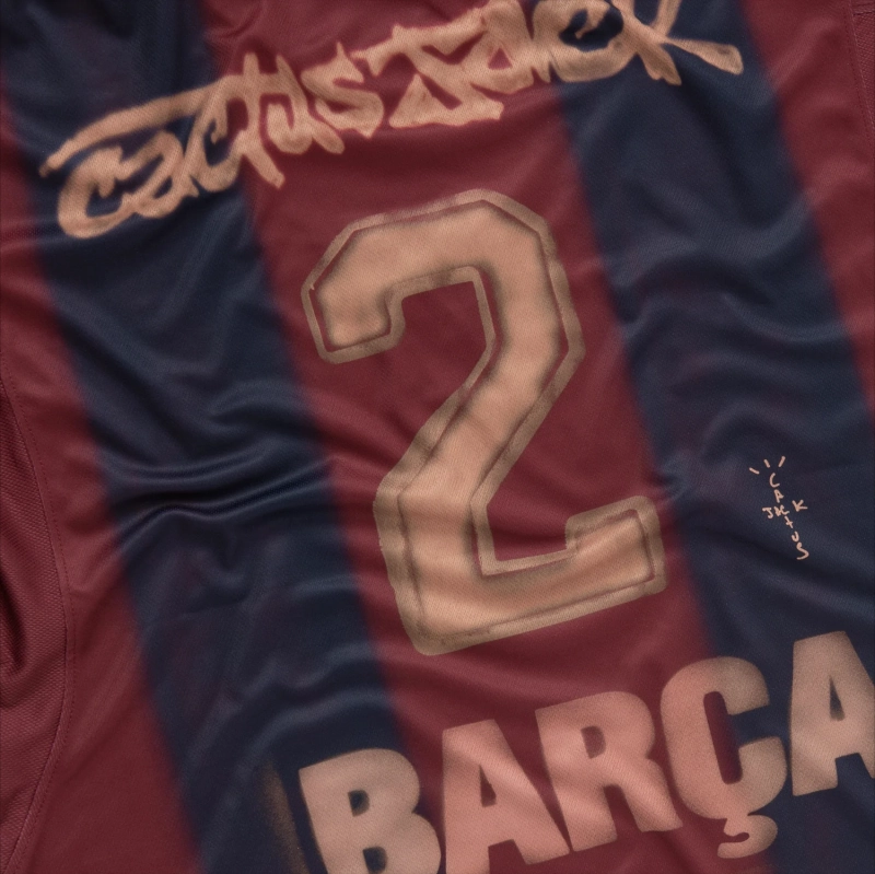 Order Barcelona Travis Scott Retro 2000-01 Jersey Set