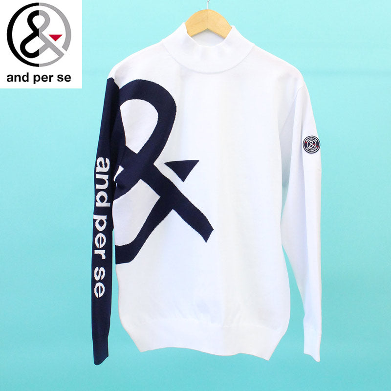 and per se アンパスィ ゴルフウェア メンズ ニットセーター トップス