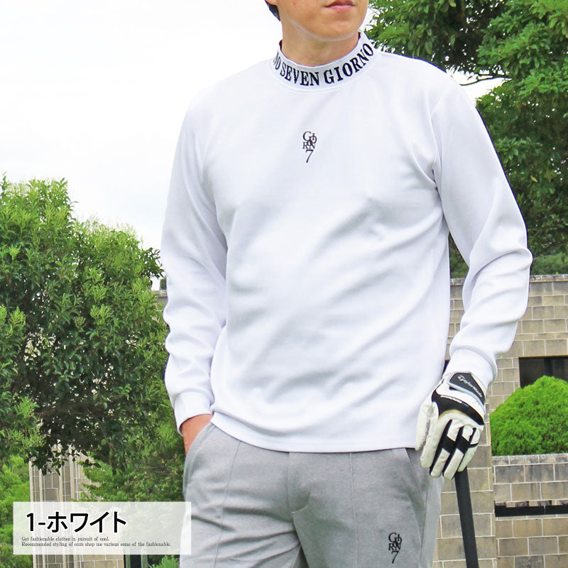 GIORNO SEVEN ジョルノセブン モックネック ゴルフウェア メンズ