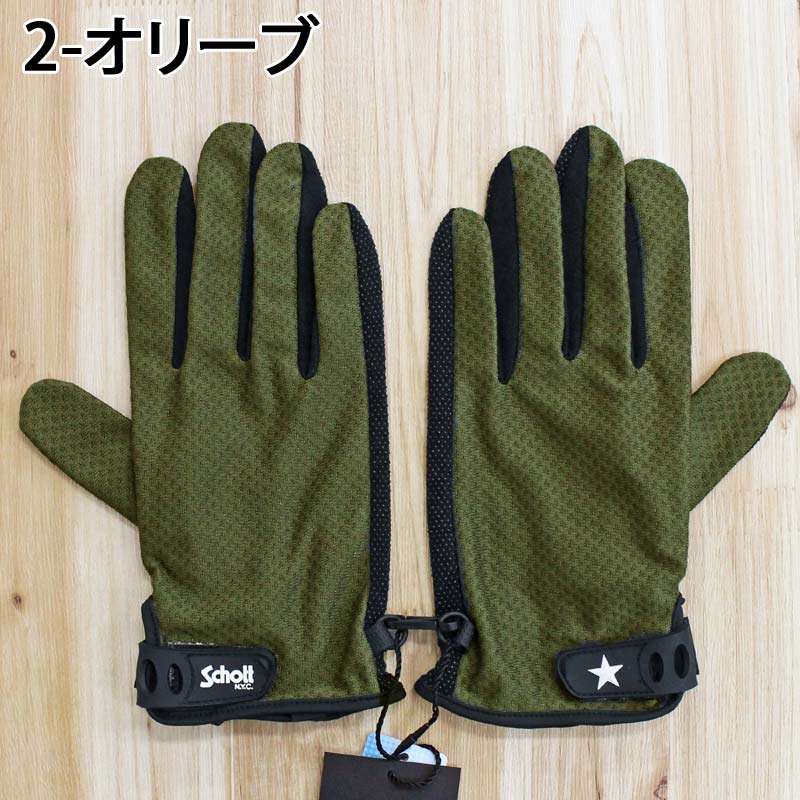 Schott ショット SUMMER GLOVE サマーグローブ 手袋 薄型 スマホ対応