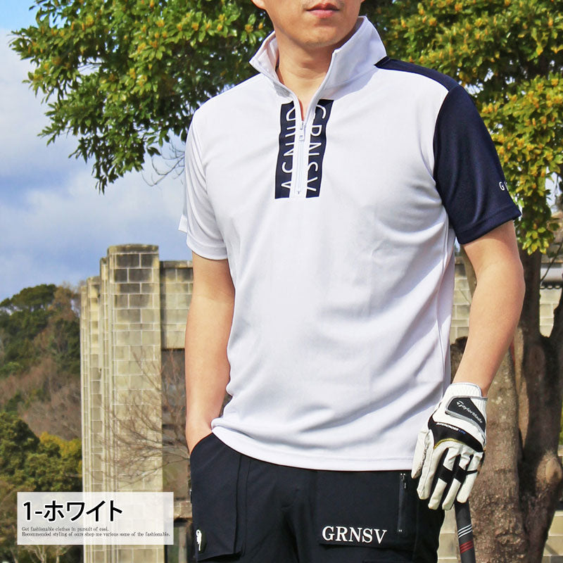 ゴルフウェア メンズ まとめ売り7枚 半袖 ポロシャツ ゴルフメンズ