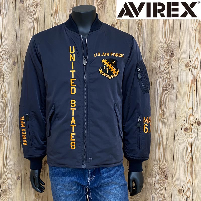 AVIREX アビレックス OPEN BOTTOMS MA-1 X-15 フライトジャケット – TopIsm