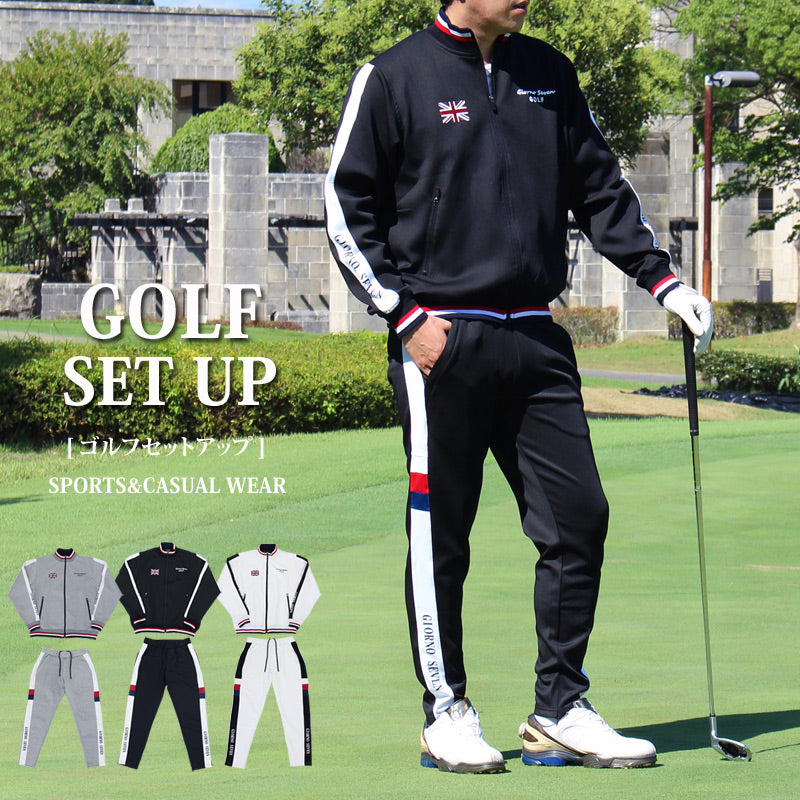 GIORNO SEVEN ジョルノセブン ロゴ刺繍 セットアップ 上下セット