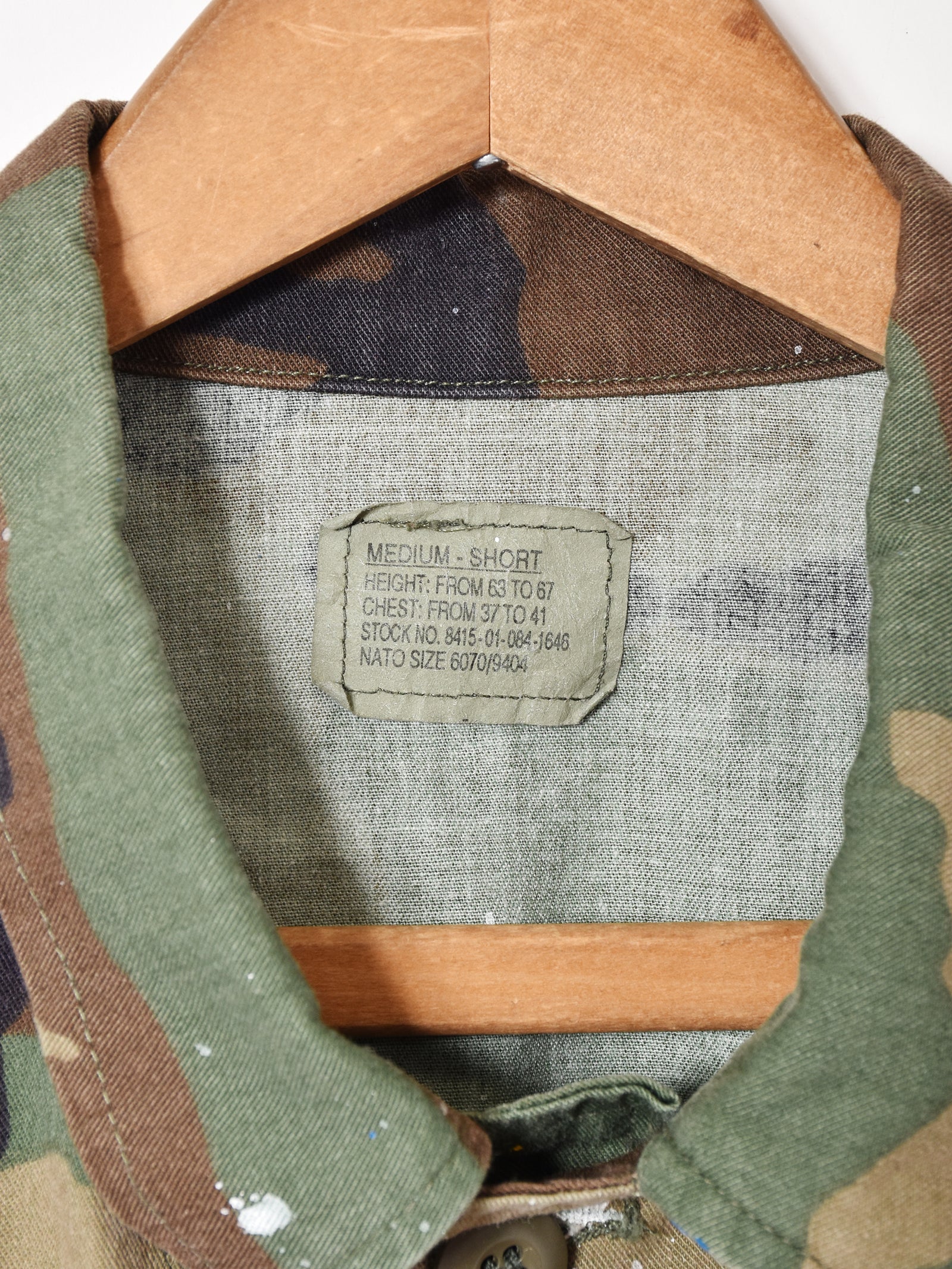 リメイク ペイントミリタリージャケット – 古着屋Top of the Hillの