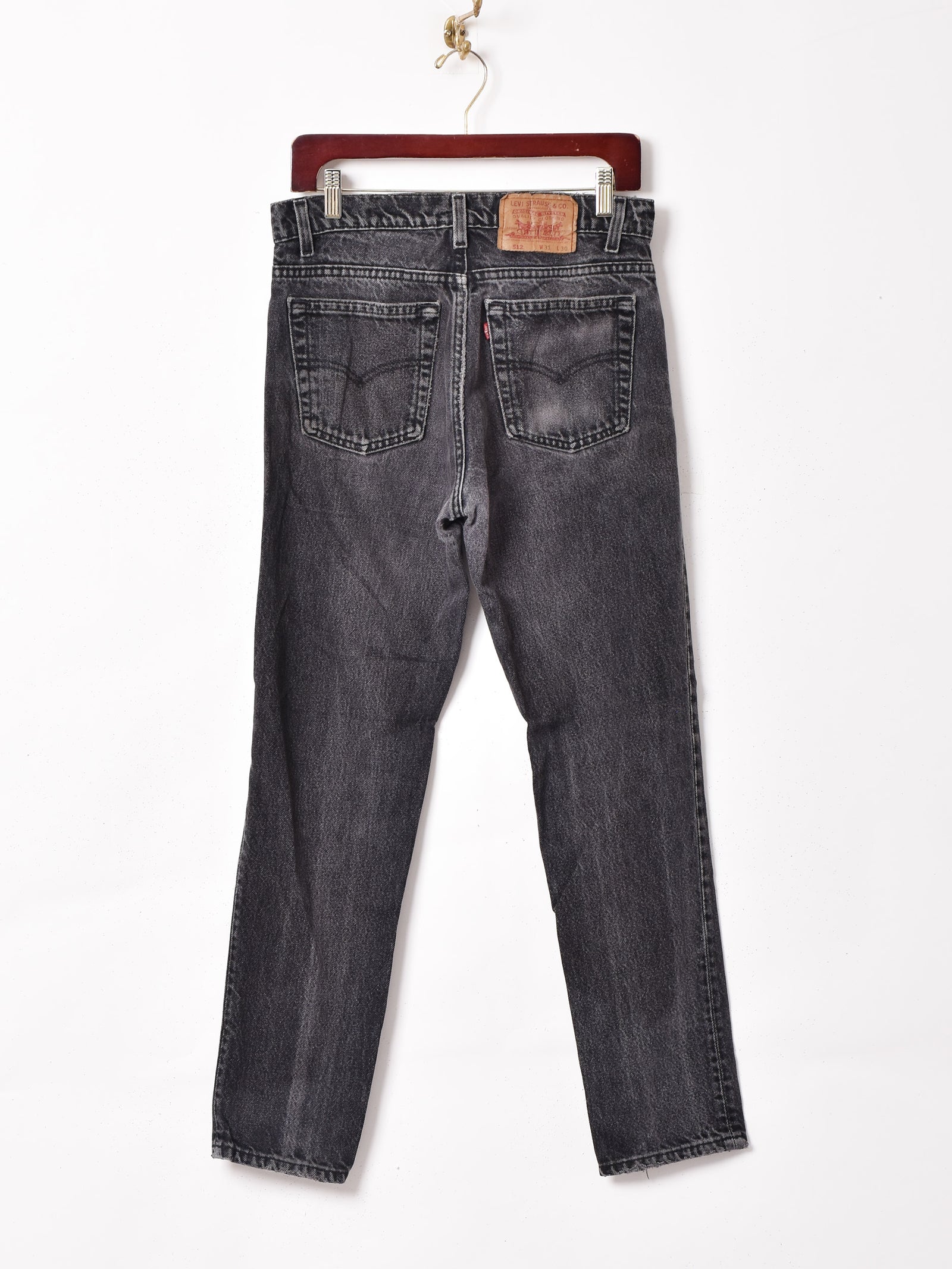 アメリカ製 Levi's 512 ブラックデニムパンツ W31 – 古着屋Top of the