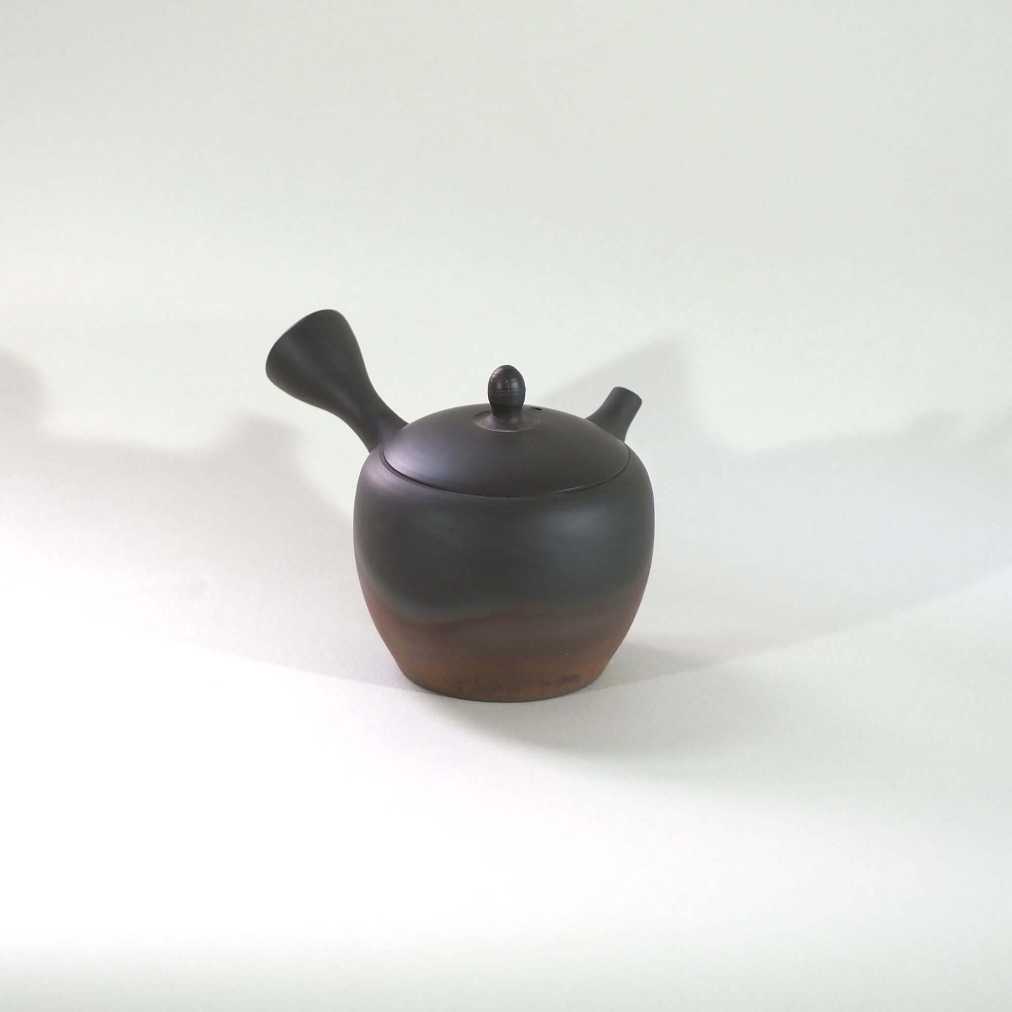 常滑焼 窯変長丸急須 玉光陶園作 [東山堂煎茶器店 オンラインショップ