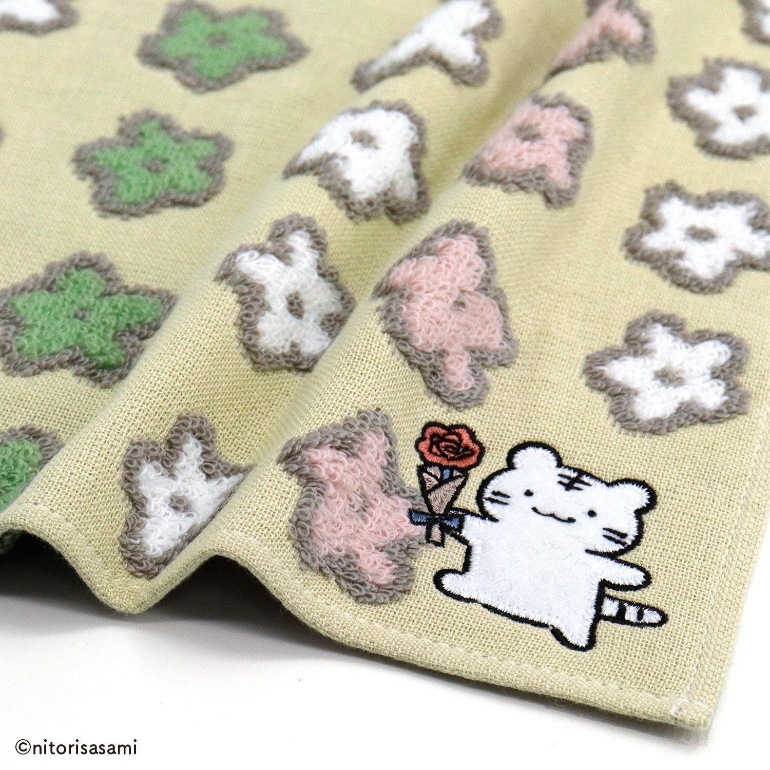 ホワイトタイガーとブラックタイガー』ちょっと特別 タオルハンカチ