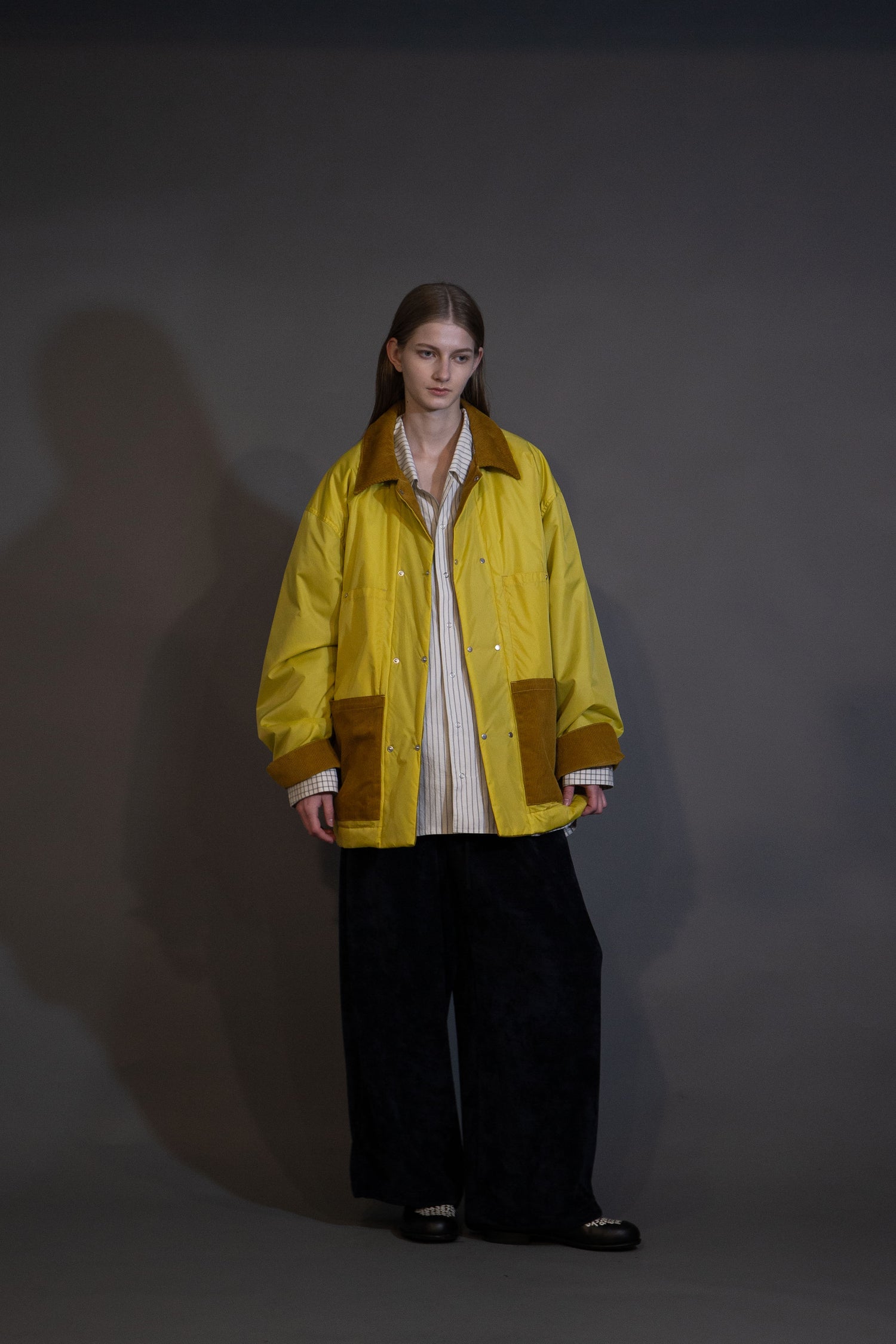 MY BEAUTIFUL LANDLET PADDED NYLON JACKET - YELLOW – TOYASIDO