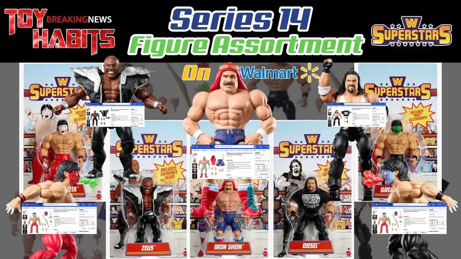WWE Superstars Series 14 Figure Assortment - Toy Habits