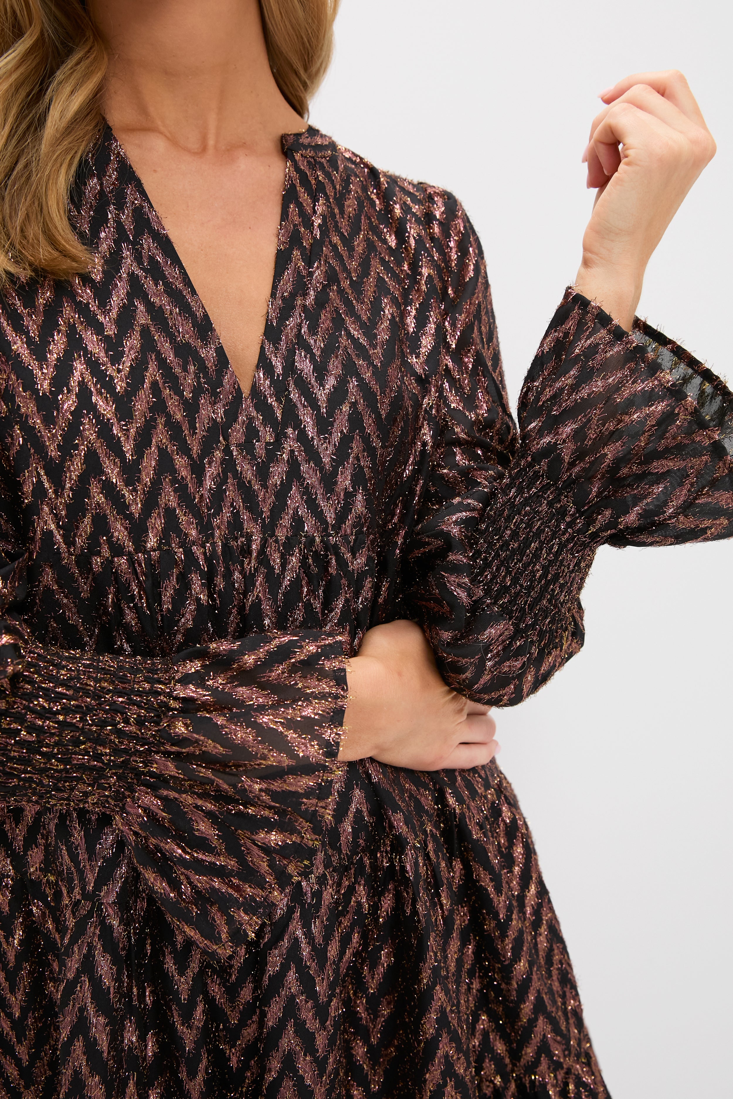 Metallic Ikat Kenzo Dress | Pomander Place