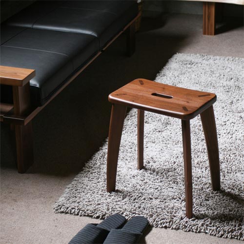 楽天市場】旭川家具 WOW ワオ KAKU 角スツール 国産家具 無垢 スツール