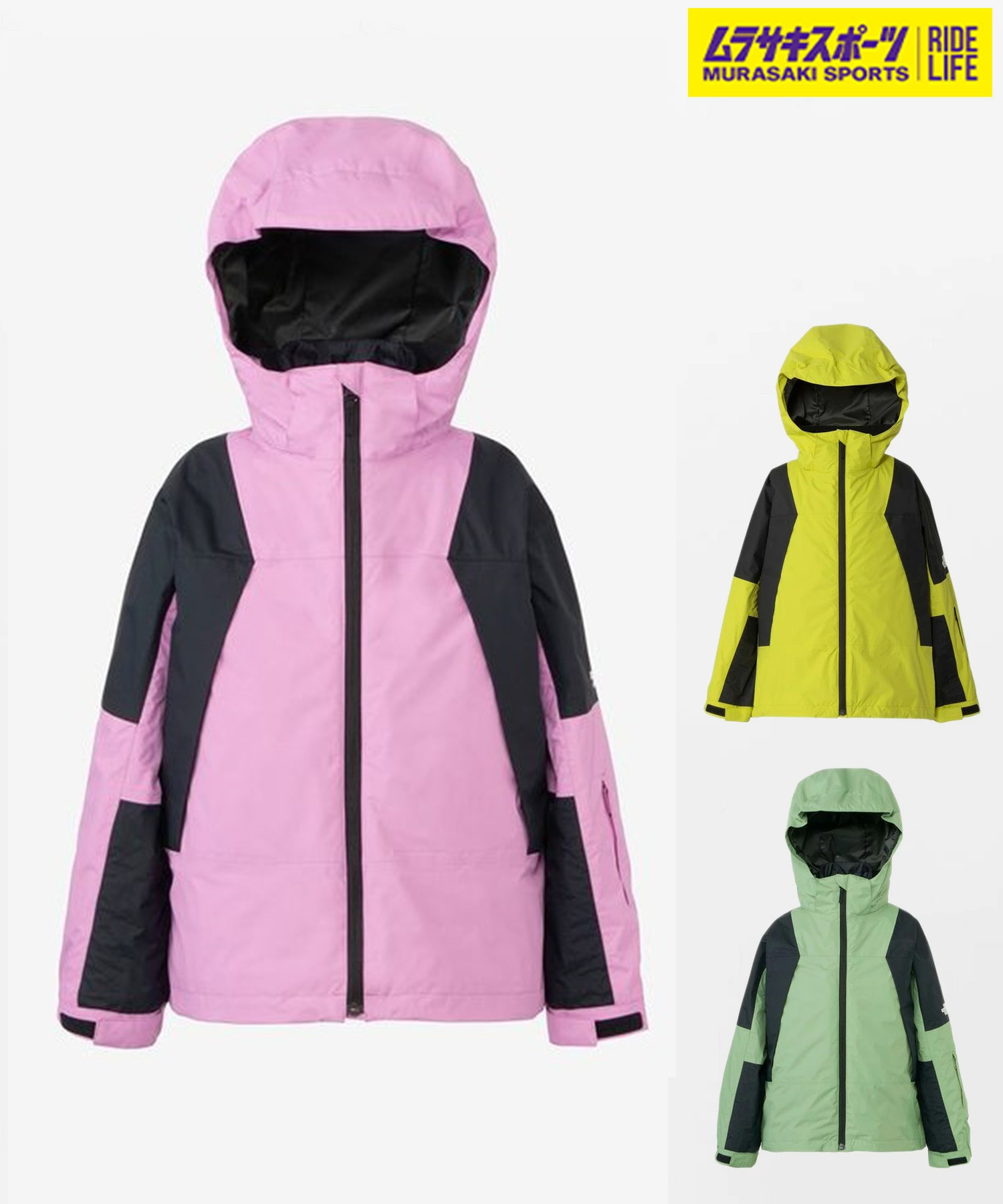 THE NORTH FACE 子ども用スキーウェア 100サイズ ピンク/紫 THE NORTH