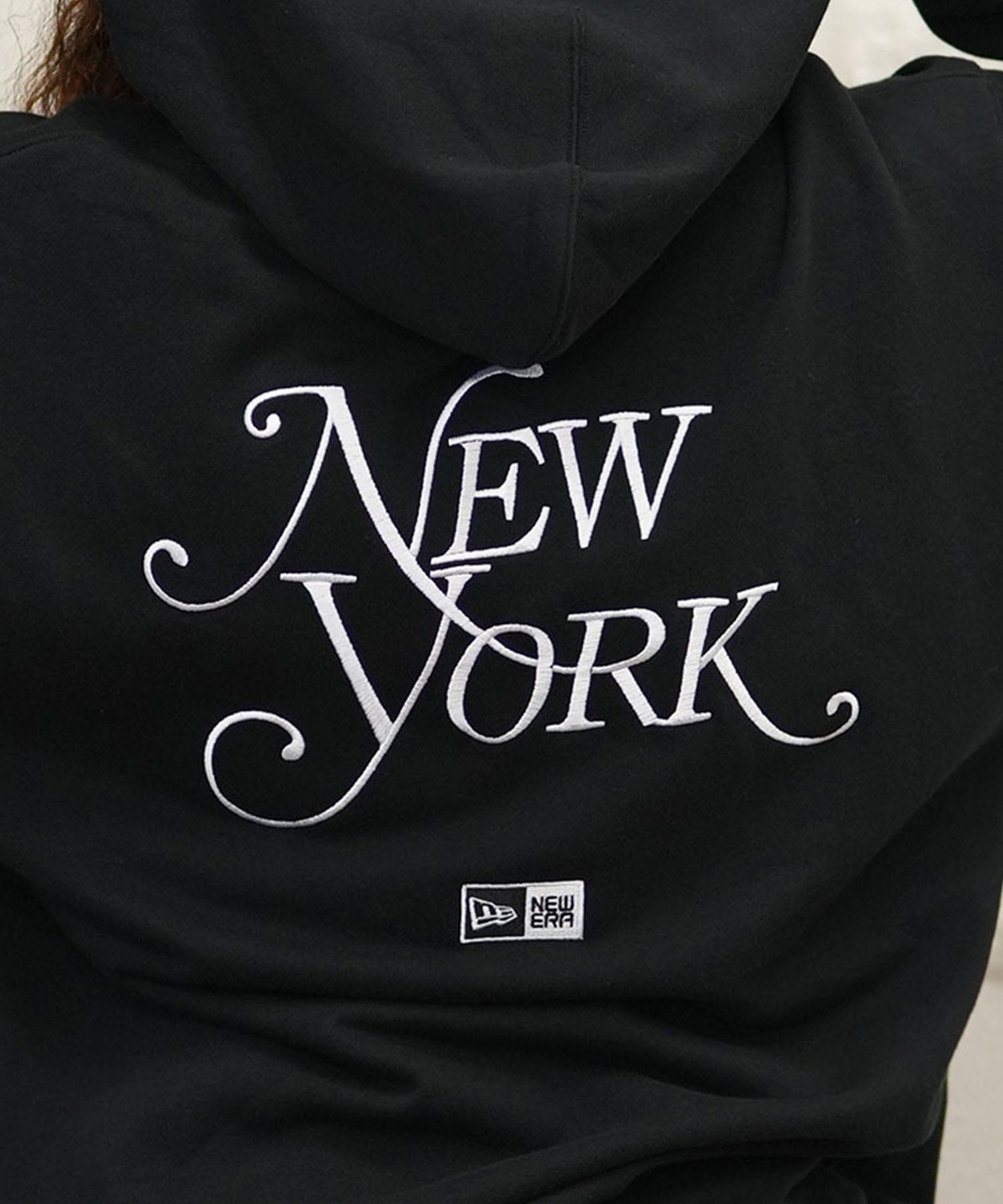 幻！！】NBA Experience NEWERA フード付きロンT 黒 M ムラサキ