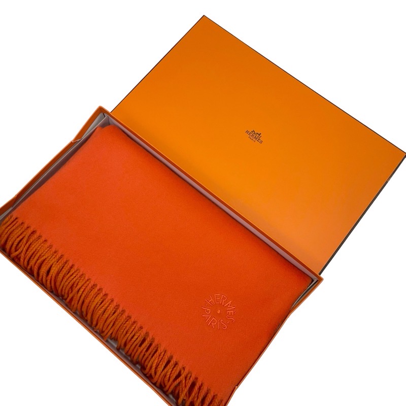 楽天市場】エルメス HERMES ダブルフェイス マフラー カシミヤ
