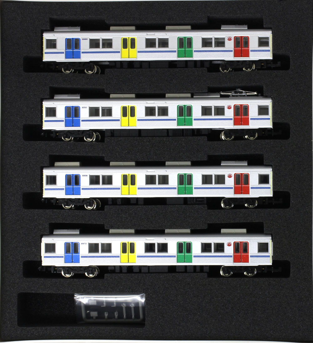 楽天市場】東急8500系（青帯・ドア装飾編成）増結用中間車4両セット