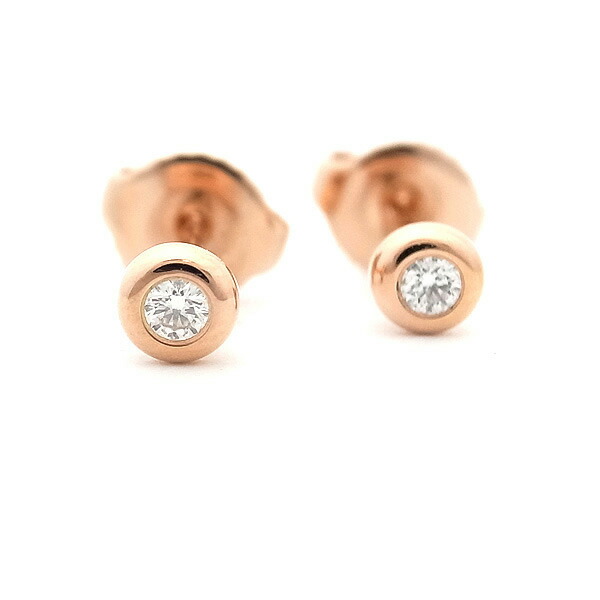 楽天市場】【緑屋質屋】ティファニー バイザヤード ピアス 合計0.06ct