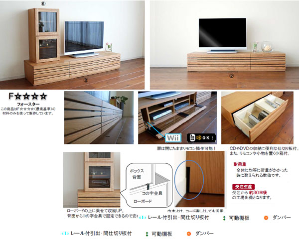 楽天市場】北欧 テレビボード 幅150 TVボードTV台 テレビ台 テレビ
