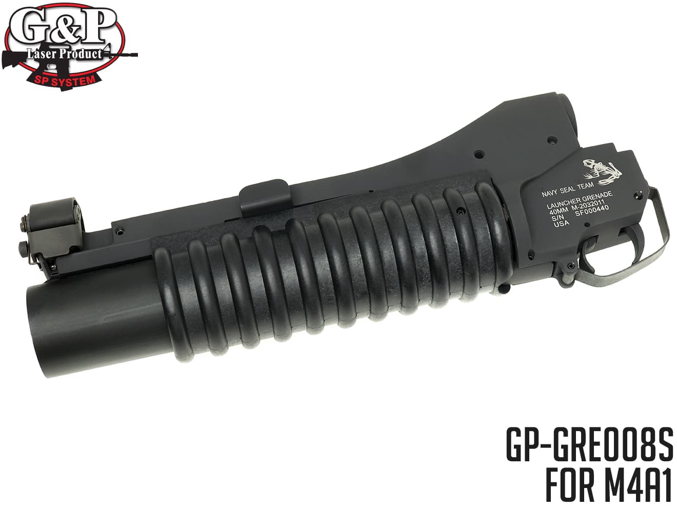 楽天市場】G&P スカルフロッグタイプ M203グレネードランチャーS☆M4A1
