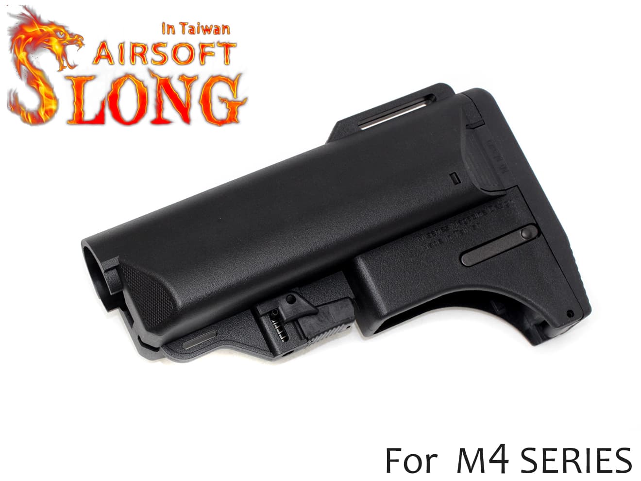 楽天市場】SLONG AIRSOFT マガジンホルダーストック M4◇BK 各社電動