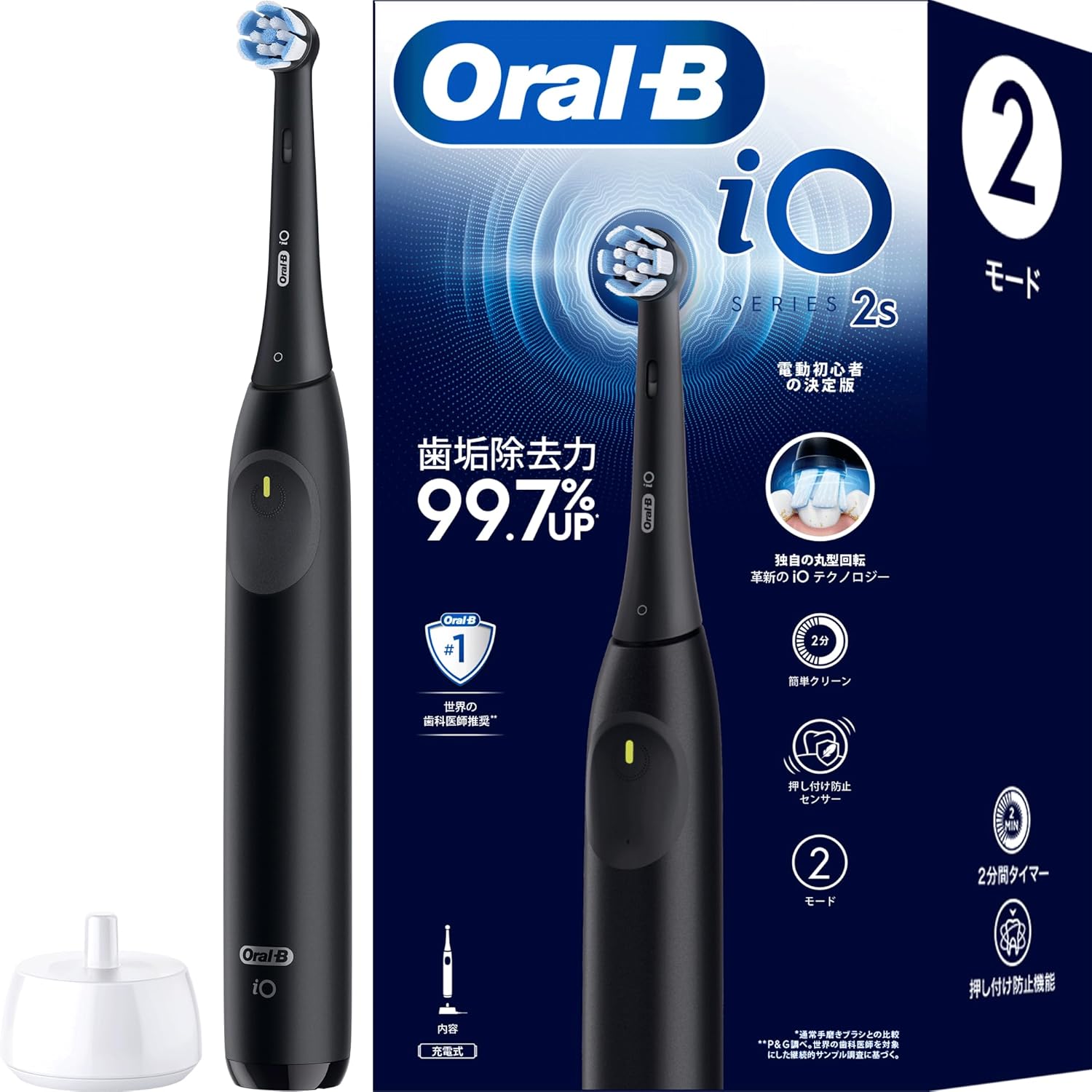楽天市場】ブラウン Braun 電動歯ブラシ オーラルB iO2S (電動初心者の