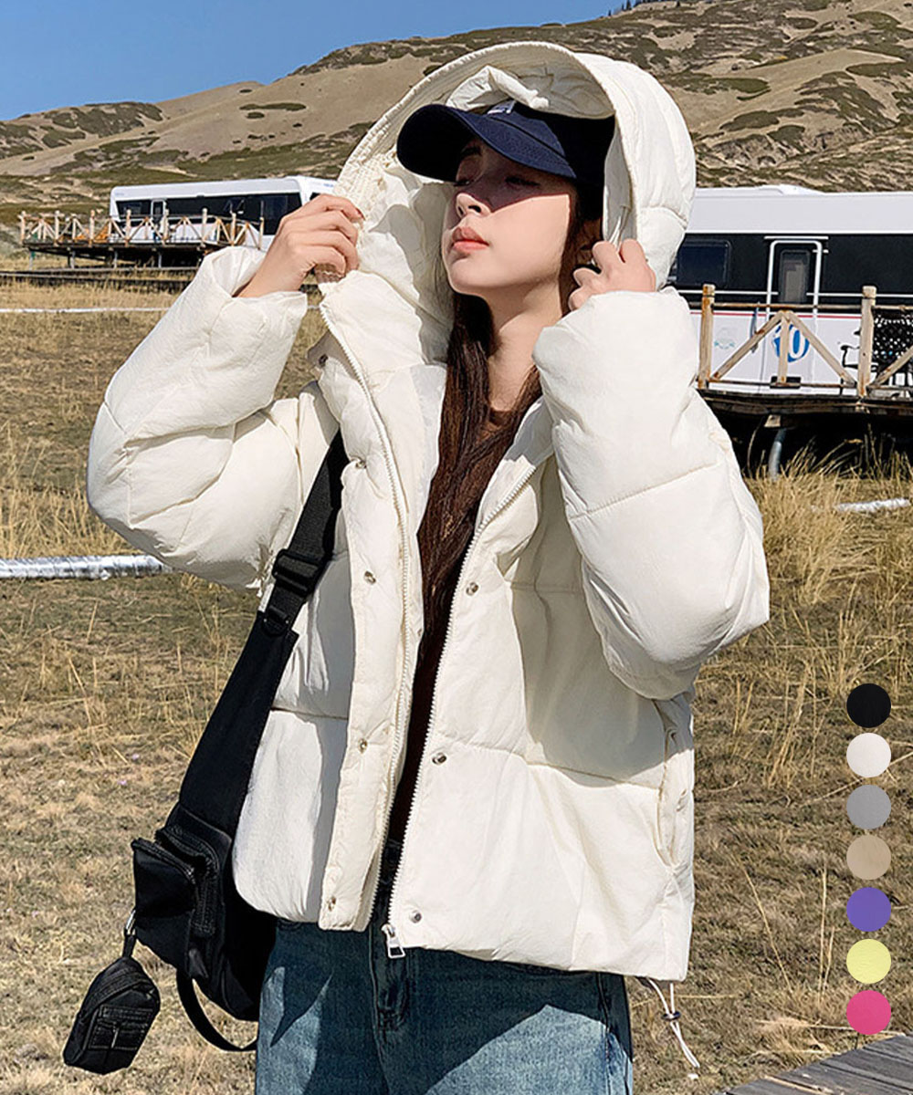 楽天市場】エコダウンジャケットショート中綿ブルゾン レディース