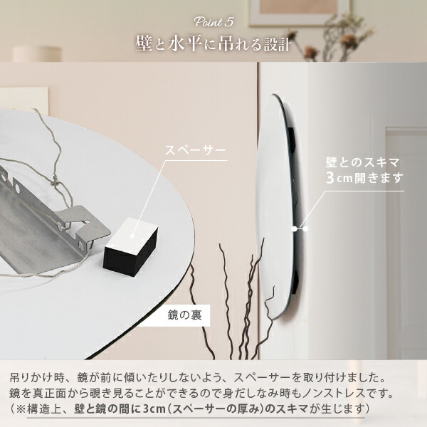 楽天市場】【当店限定！】ウェーブミラー 幅60cm 高さ60cm DROP 600