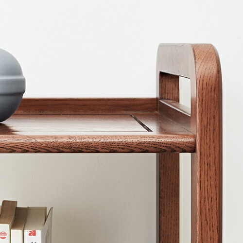 楽天市場】オープンラック オーク材 シェルフ 棚 無垢材 収納棚 天然木