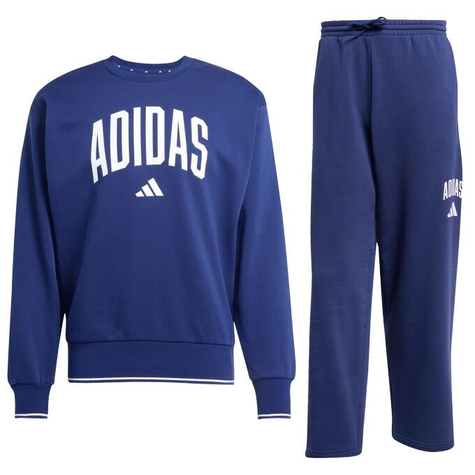楽天市場】adidas（アディダス）クルースウェット パンツ 上下セット