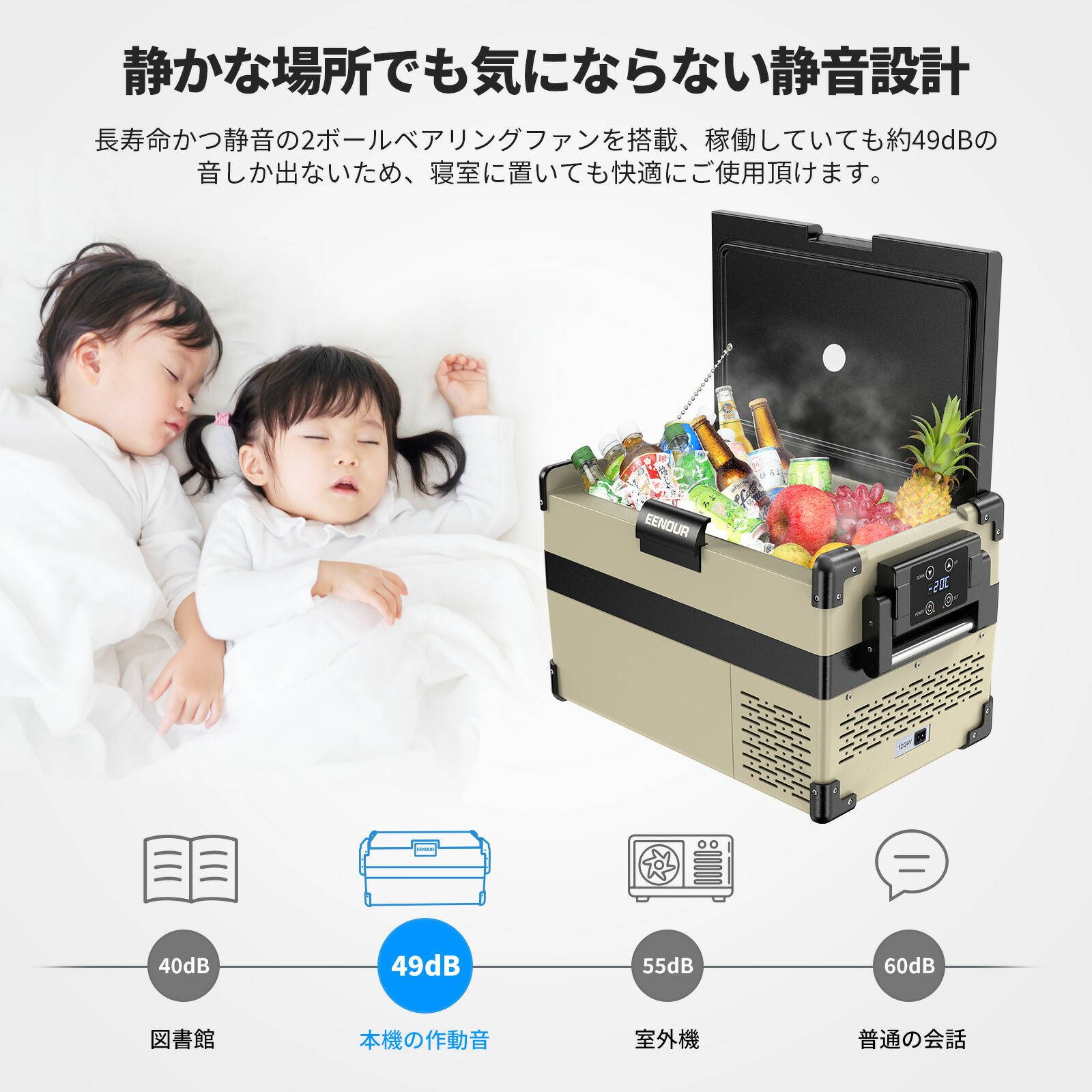楽天市場】【在庫処分】EENOUR ポータブル冷蔵庫 32L 車載冷蔵庫
