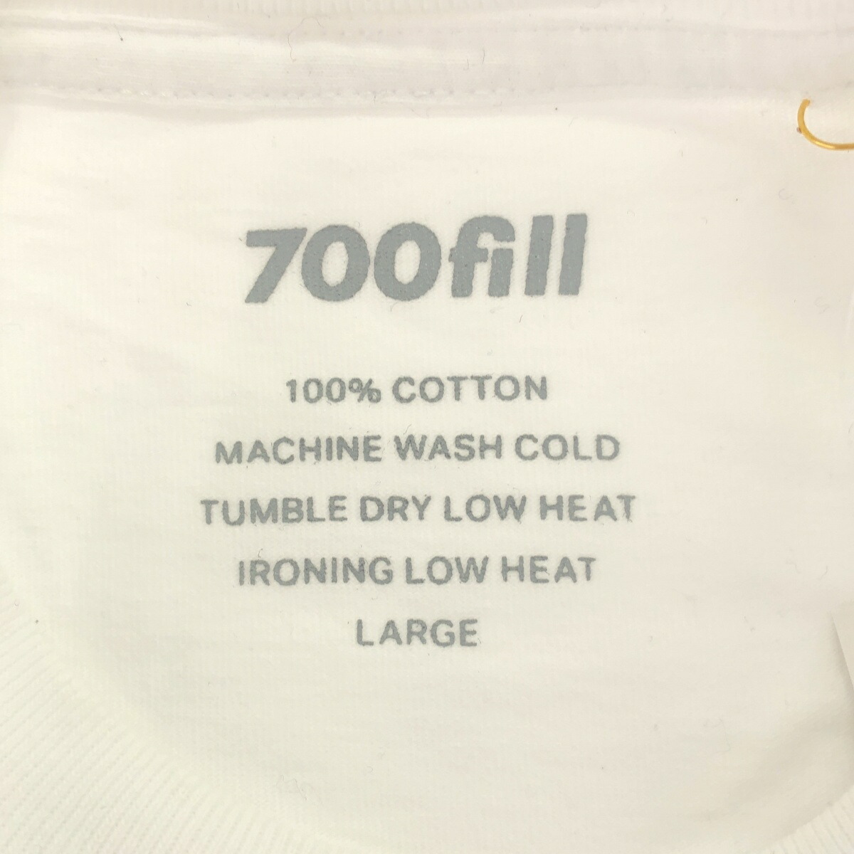 楽天市場】700fill セブンハンドレッドフィル エンブロイダリーロゴ T