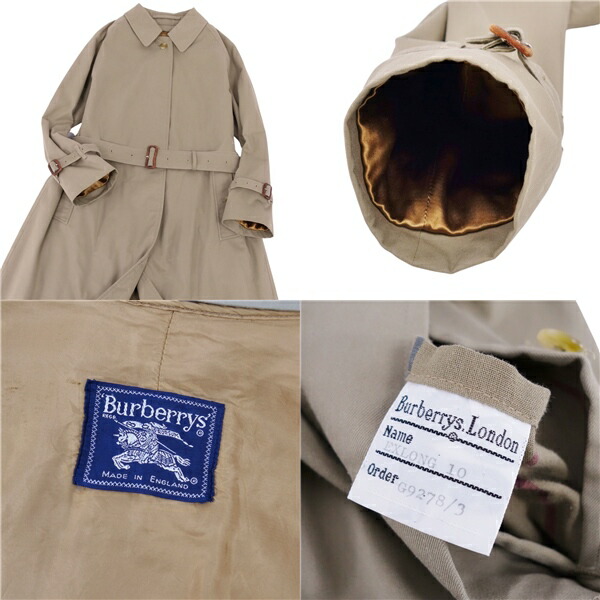 楽天市場】Vintage バーバリー Burberrys コート 一枚袖 ライダー