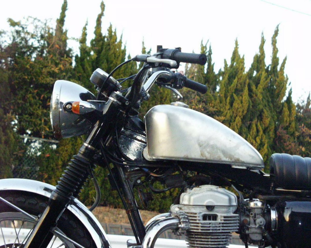 楽天市場】カワサキW400/650 アルミタンク TYPE-4 BIGCEDAR