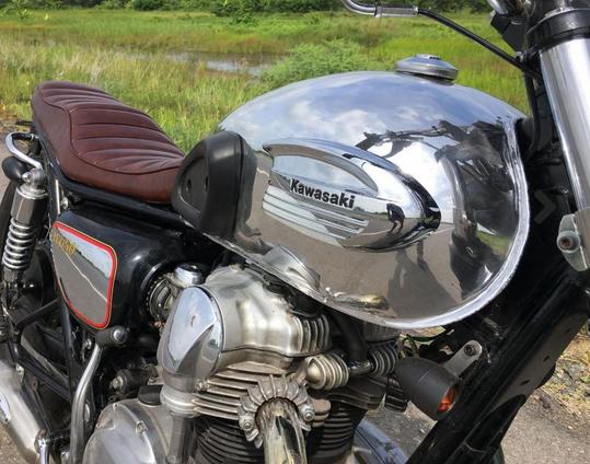 楽天市場】Kawasaki W650 アルミ タンク 