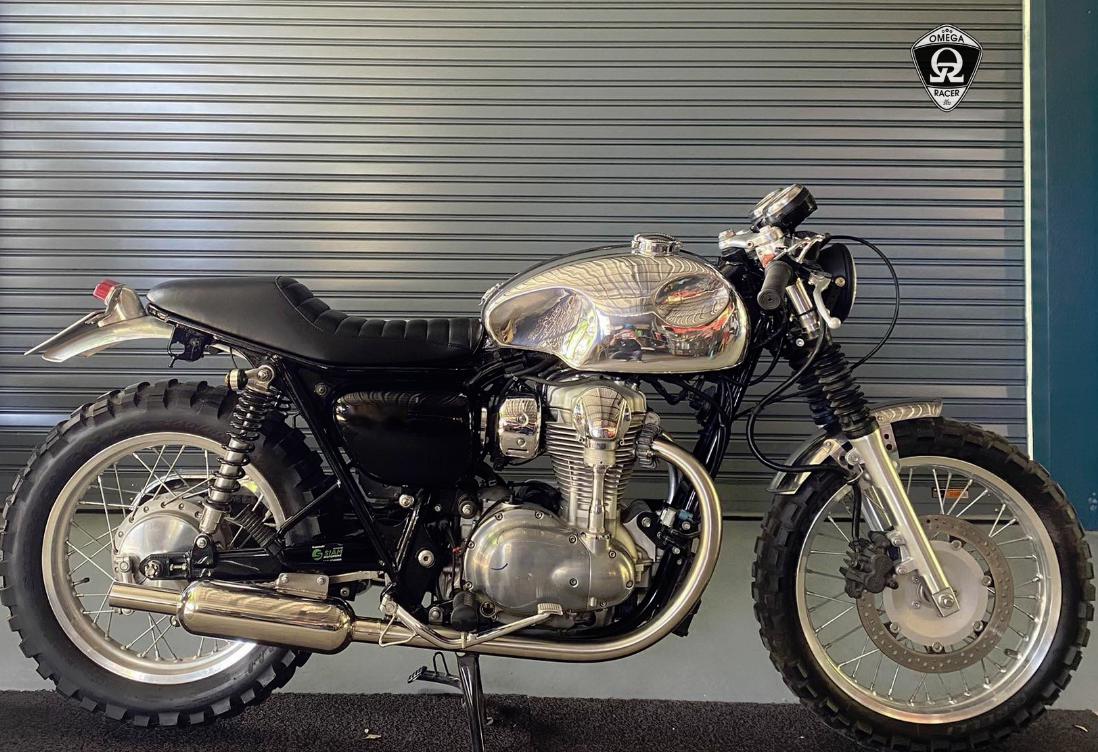 楽天市場】Kawasaki W650 アルミ タンク 