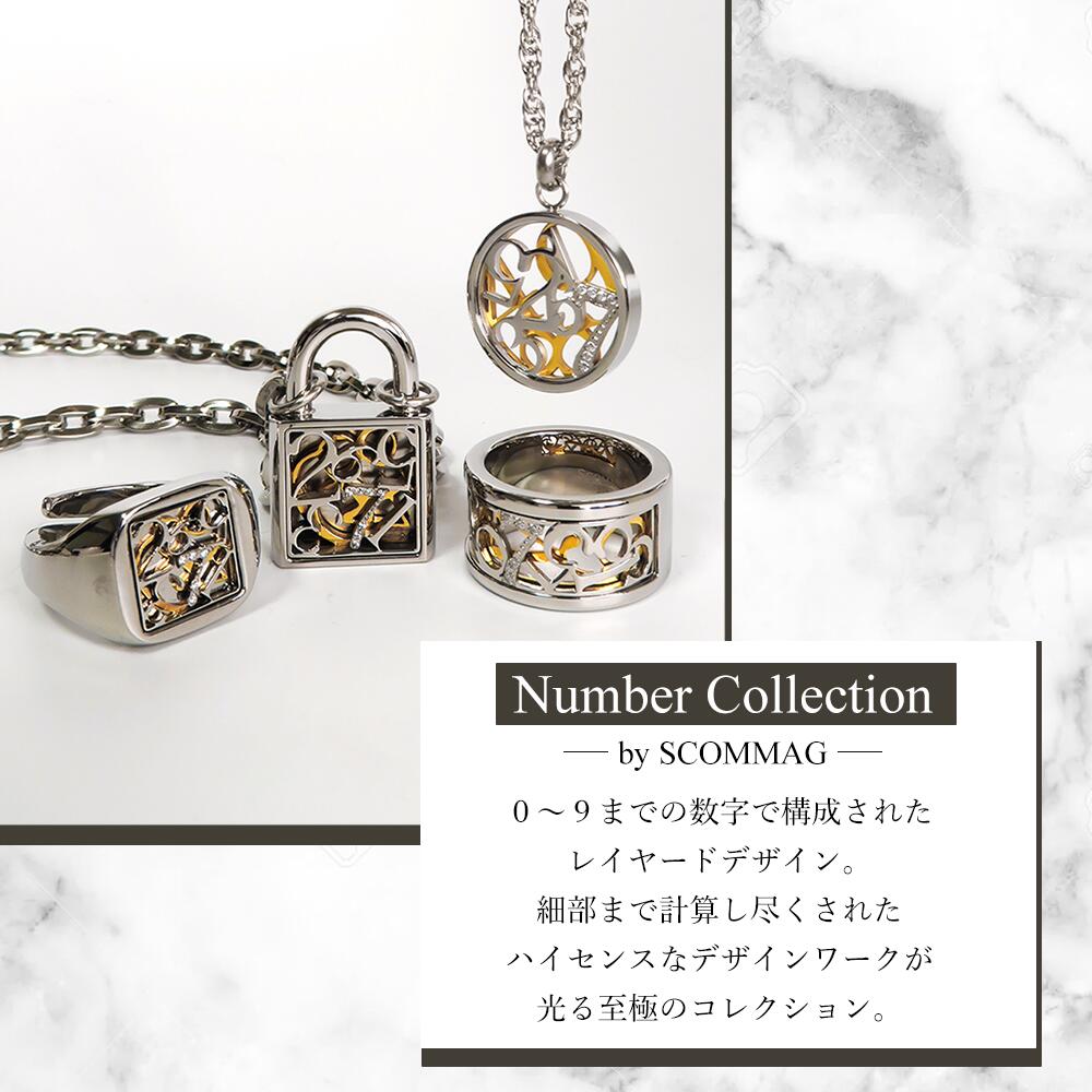 楽天市場】ナンバーパドロックネックレス【ステンレス ネックレス