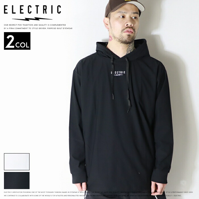 楽天市場】ELECTRIC エレクトリック パーカー フード 長袖 接触冷感