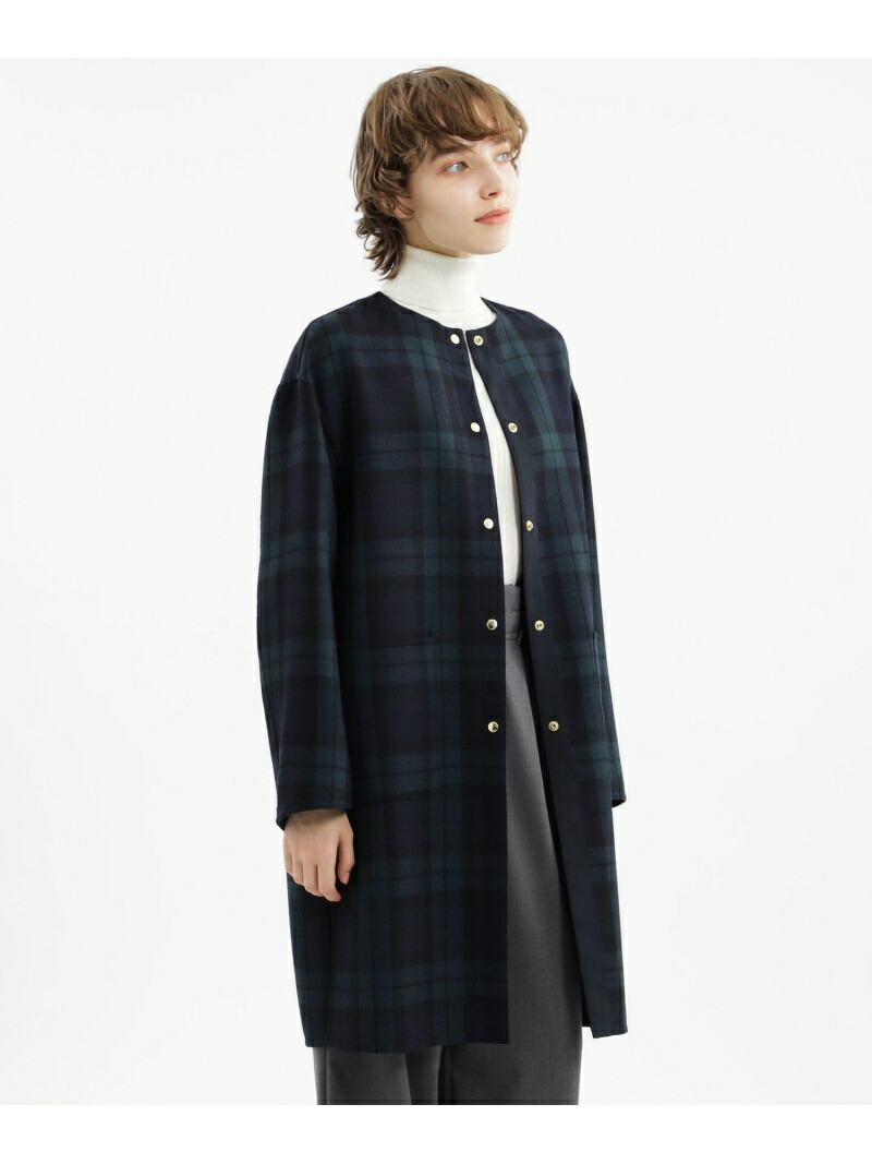 楽天市場】IVENREY(イベンリー) ノーカラーリバーコート MACKINTOSH