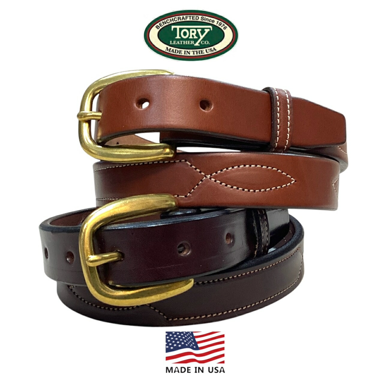 楽天市場】アメリカ製 送料無料 TORY LEATHER【トリーレザー】STITCH