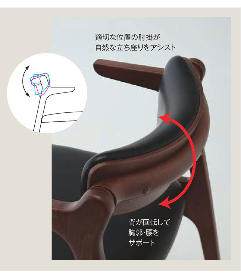 楽天市場】キャスパー2 座面高43cm CAチェア2 400B-BK 完成品