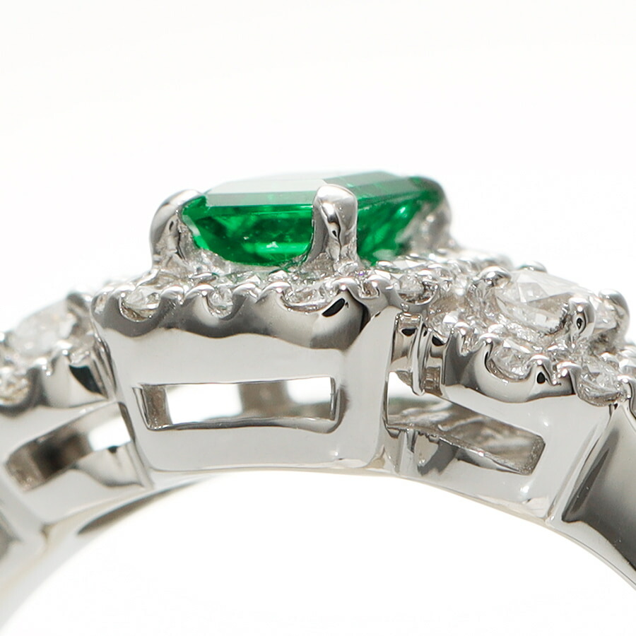 楽天市場】【一点限り】 エメラルド リング 0.22カラット プラチナ950