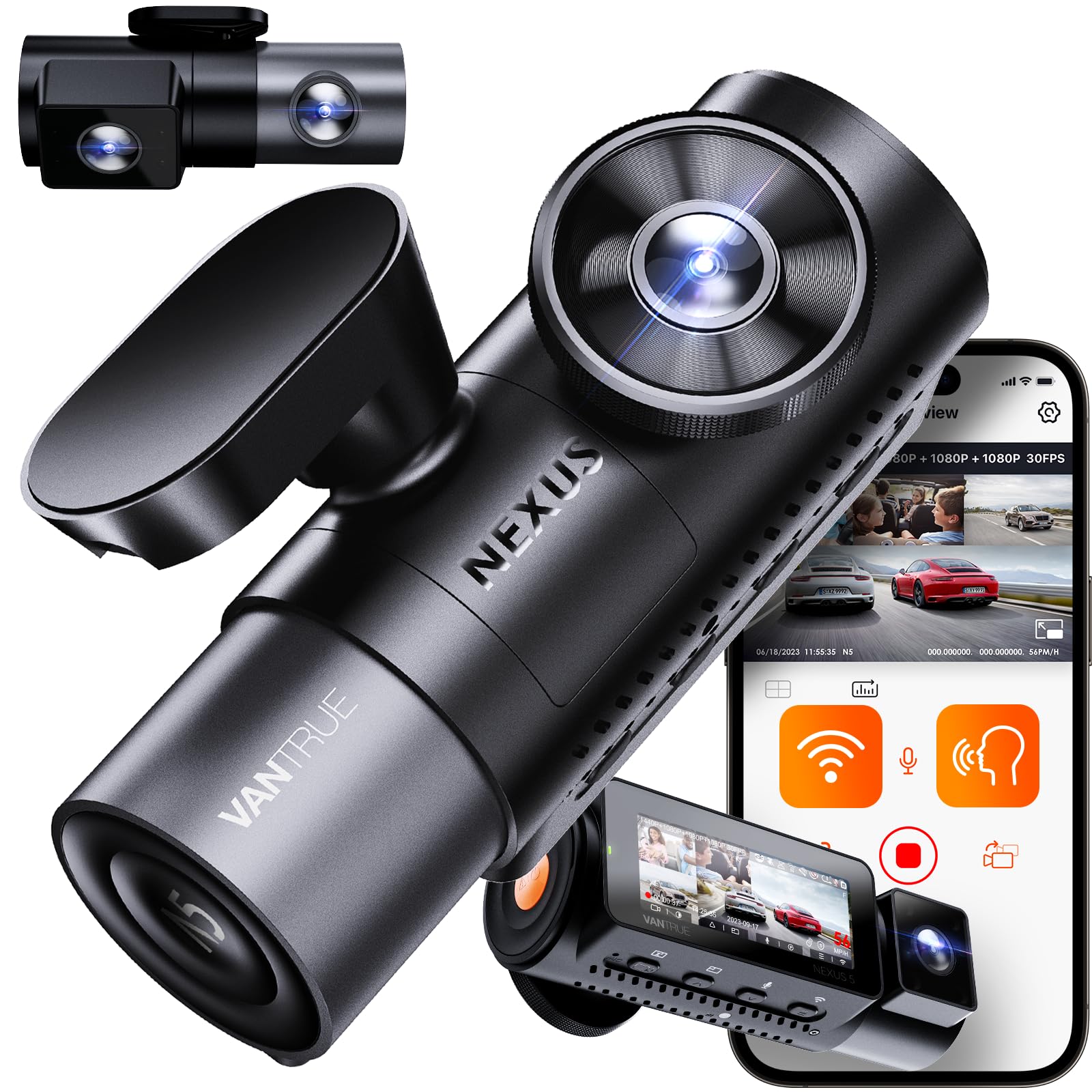ドライブレコーダー vantrue n2 proの通販 VANTRUE N2Pro高画質