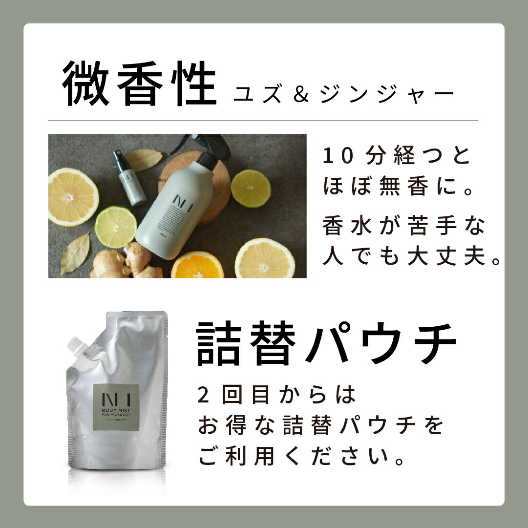 楽天市場】NI BODY MIST ニーボディミスト ボトルセット 200ml詰め替え
