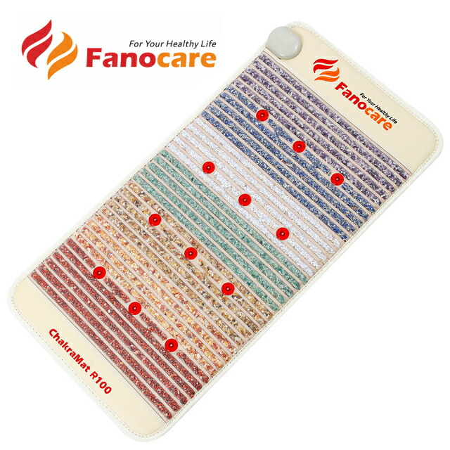 楽天市場】Fanocare 温熱バイオマット(50×100cm) 7種類の天然石 12