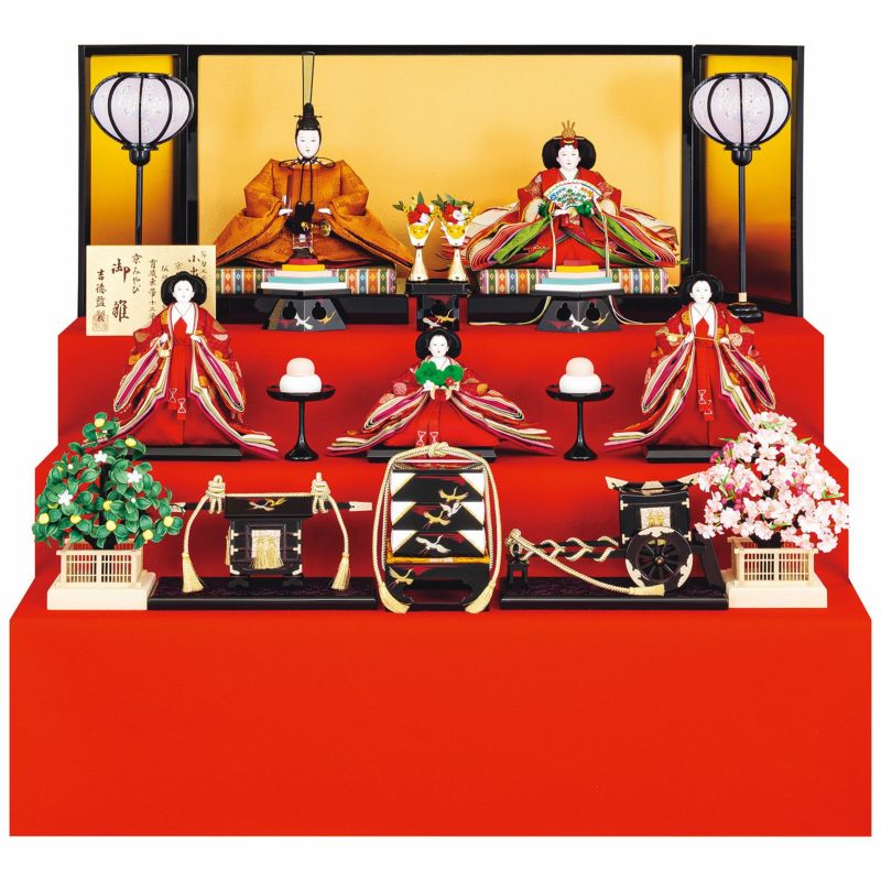 ③雛壇 7段飾り 春童作 吉野雛 段飾り 商品一覧 | 雛人形（ひな人形）・五