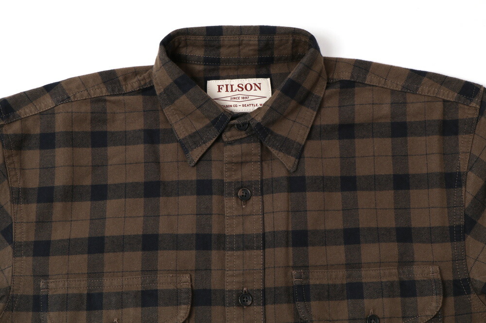 楽天市場】FILSON 長袖アラスカンガイドシャツ ネルシャツ 長袖シャツ