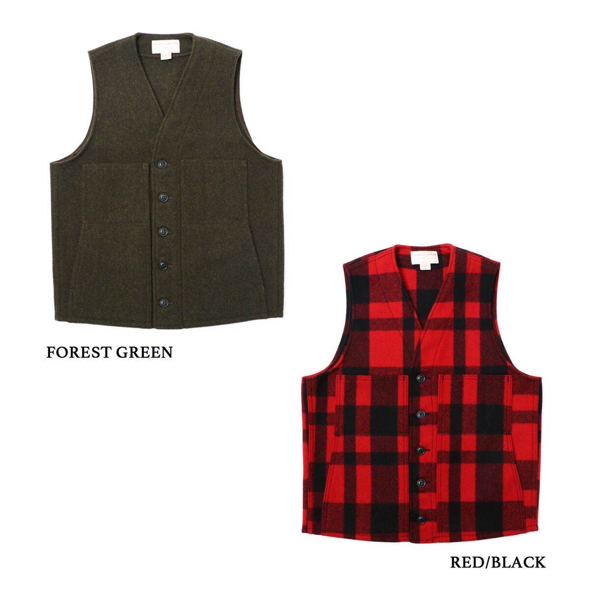 楽天市場】FILSON フィルソン Mackinaw Wool Vest マッキーノウール